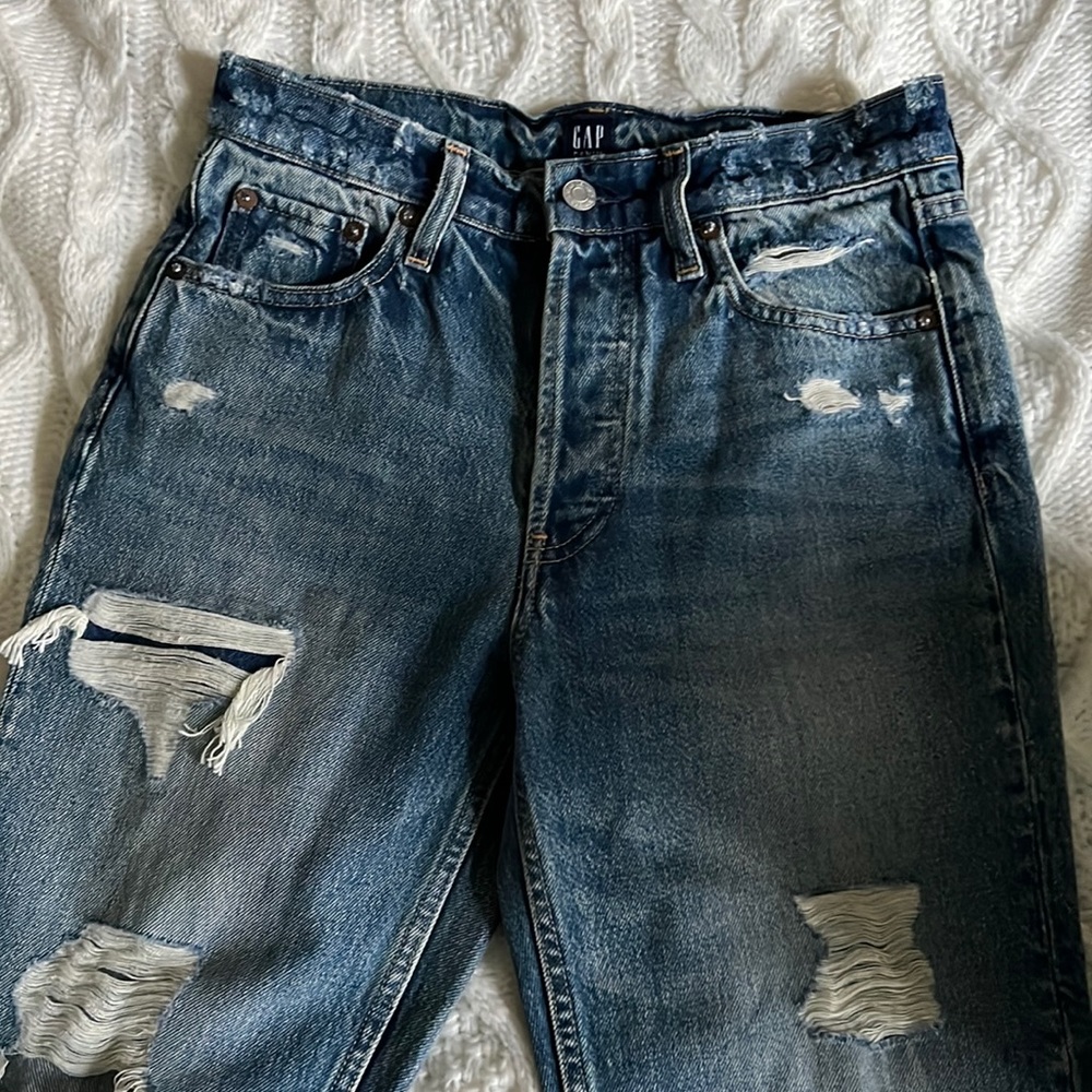 Gap ripped jeans